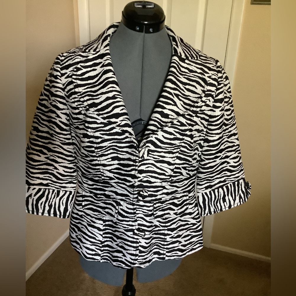 Spense animal print blazz